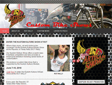 Tablet Screenshot of custombikeshows.com